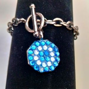 Beautiful Chain with Blue Pendant Bracelet
